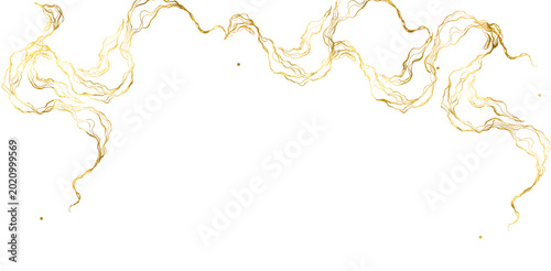 Elegant gold sparkle gold wave background with soft festive light particles. Golden line abstract shiny color gold wave design. Premium design, wedding, vip cover template, grand opening, flyer. PNG