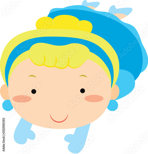 Принти на полотні Cinderella character