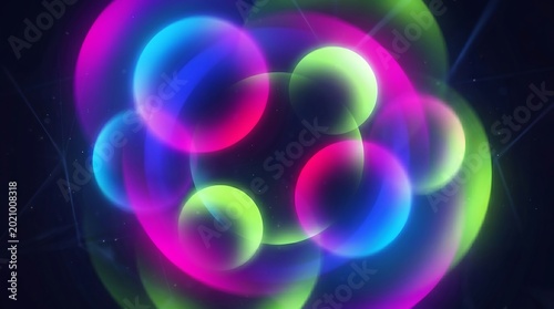 Premium Futuristic Aurora Spheres: High-Resolution Digital Asset.