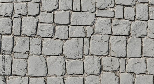 Seamless Textured Paving Stones Background