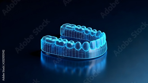 Digital model of human teeth