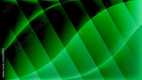 A futuristic green and blue abstract wallpaper featuring smooth wave patterns and motion lines creates a high-tech vector background design with a vibrant gradient energy
