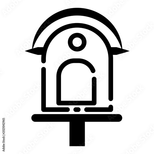 Little birdhouse on springtime
