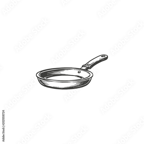 Cuadro en lienzo Frying Pan Vector