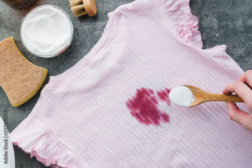 Εκτύπωση καμβά Natural cleaning alternatives products for removing stains from clothes