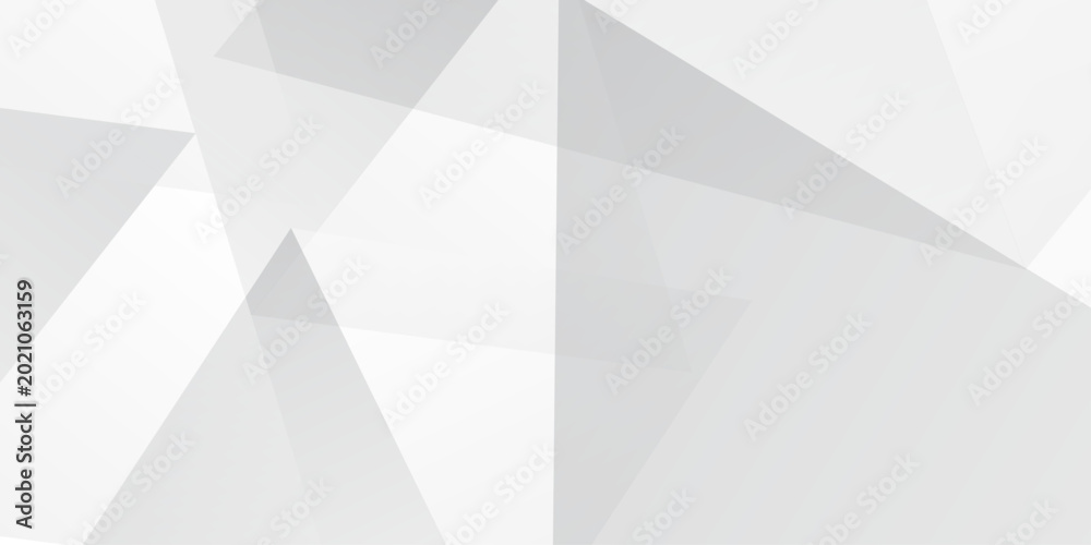 Obraz premium White and grey background Corporate technology modern design Pattern style geometric Abstract modern background. Abstract white and gray triangle shape vector background. decoration white pattern. 