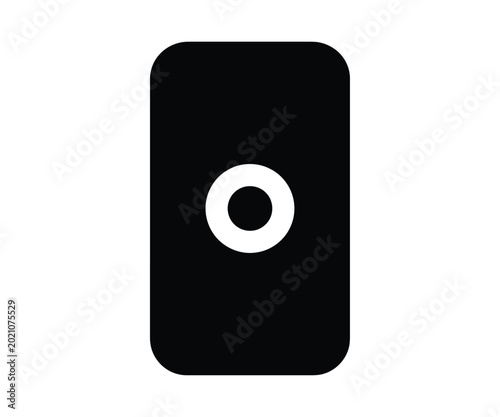 Free Download Black rectangle with white circle design element - GFXLoad