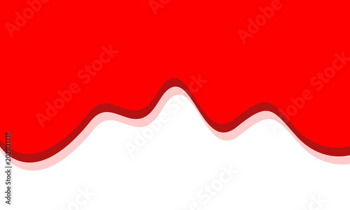 abstract background with red waves