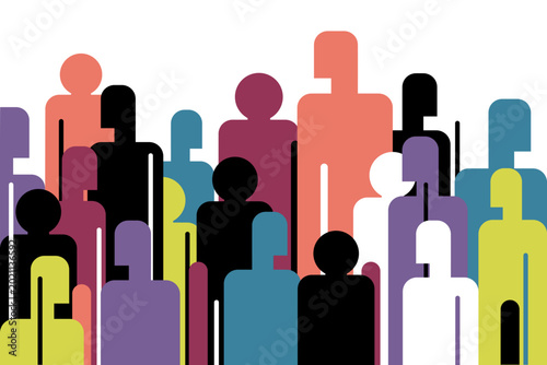 Foto crowd, people, community, society, population, diversity, group, urban, social,