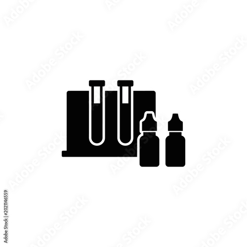 Pool Test Kit Silhouette Icon