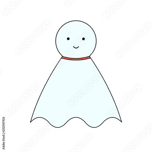 てるてる坊主のアイコンイラスト