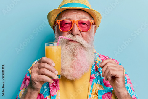 senior man with glasses