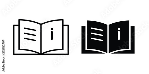 Fotografie User guide icon editable. Vector symbols in strokes