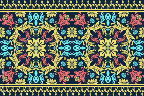 Damascus patterns are suitable for decorating textiles such as fabrics and carpets, and can also be used as interior decorative patterns.