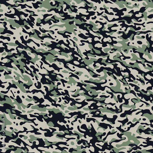 Camouflage Seamless Pattern Vector Pattern 15