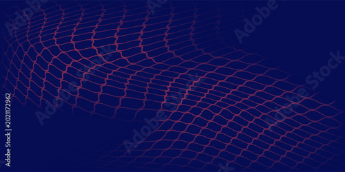 Fotografi Abstract net background blue and gold for sports, Mesh texture for fishing nets