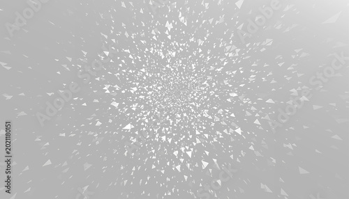 Foto Realistic earth particles explosion set, atmospheric flying dust debris and cine