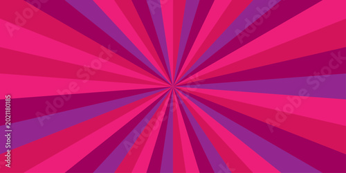 Cuadro en lienzo Abstract summer sunburst paper creating a dynamic spiral design