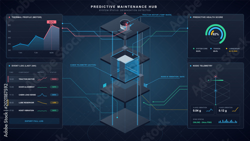 Canvastavla Predictive maintenance dashboard for industrial machinery