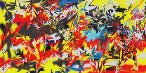 Photos Abstract colorful chaotic pattern