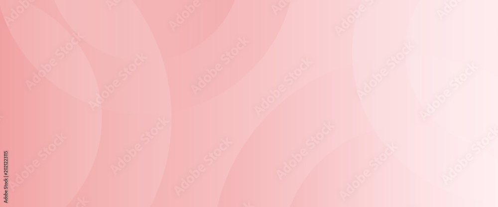 Fototapeta premium Abstract Soft Red and Coral Geometric Background with Overlapping Transparent Circles; Modern Minimalist Vector Illustration for Beauty, Fashion, and Creative Lifestyle Branding