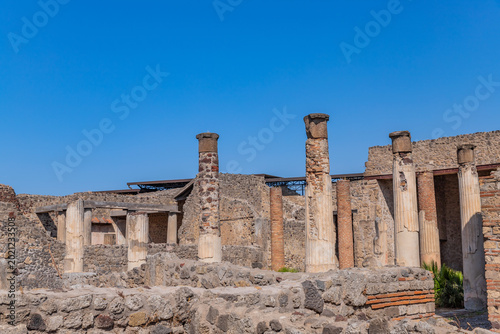 Ruins of Pompeii near Naples