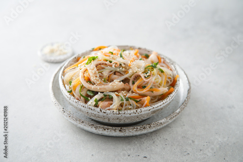 Glass noodles with seafood