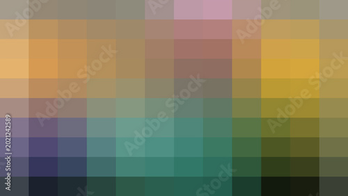Abstract blurred background with soft gradient transitions of warm and cool colors