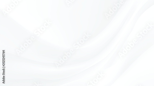Foto Smooth white fabric texture with gentle folds and curves flowing downwards to ri