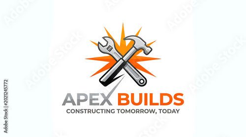 Apex Builds logo with crossed wrench and hammer tools