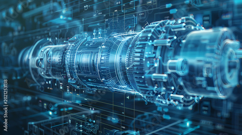 A precision mechanical engine blueprint diagram display exact mechanical engine diagram, precision engineering blueprint art style.