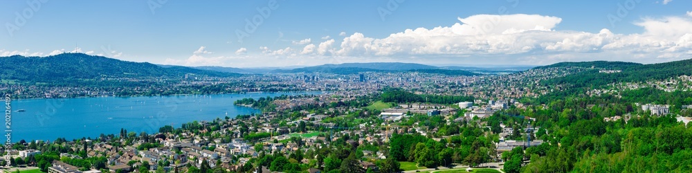 Fototapeta premium Zürich Grün