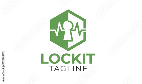 Free Download SECURITY LOGO HEXAGONAL  - GFXLoad