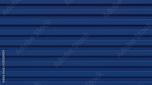 Fotografie Blue corrugated metal background or texture