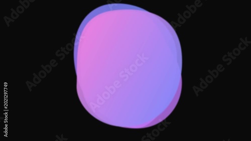 Purple Pink Liquid Gradient Blob Abstract Motion Background 4k