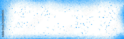 Blue paint splatter texture on transparent background