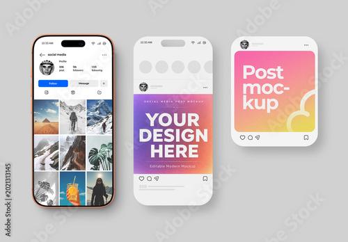 Instagram Social Media Post Mockup