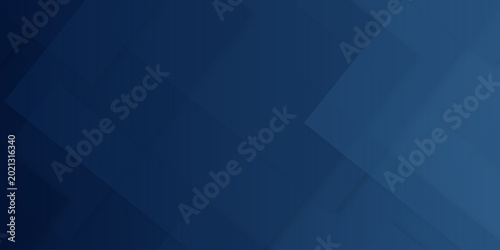 Cuadro en lienzo Abstract blue color technology concept diamond triangle geometric line background
