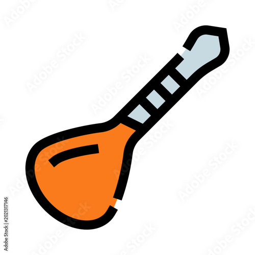 Εκτύπωση καμβά Sitar traditional long necked plucked string instrument playing classical music,