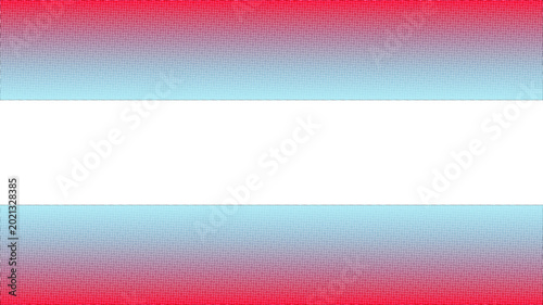 Red blue gradient with neon signs black teal vertical stripe pattern abstract.