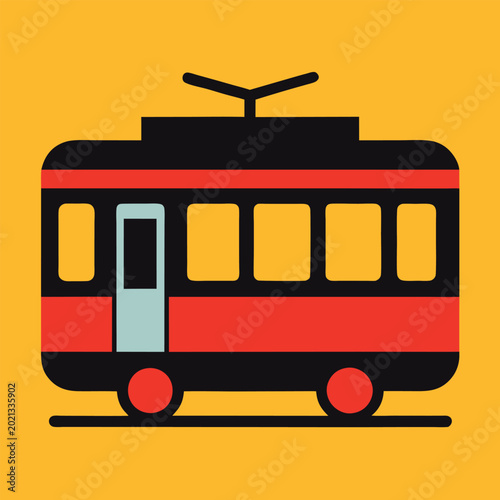 Vector illustration of a bus