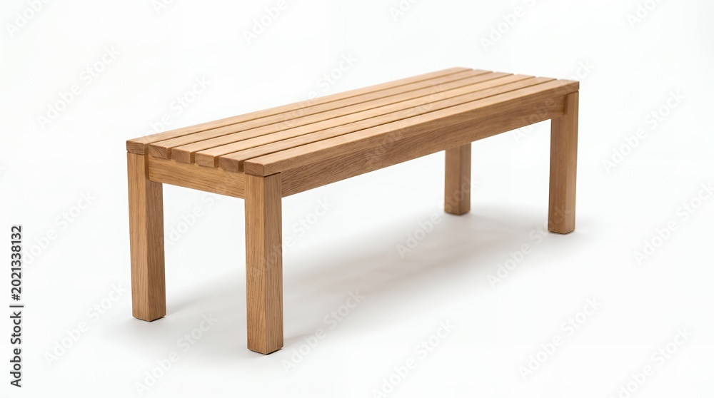 Fototapeta premium wooden table isolated on white