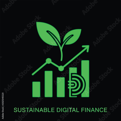 Green finance sustainable digital money growth.