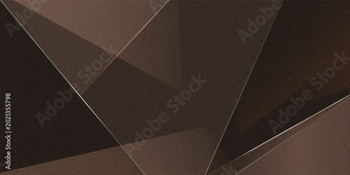 Foto Premium abstract dark brown background featuring sharp geometric shapes with a sophisticated grainynoise texture