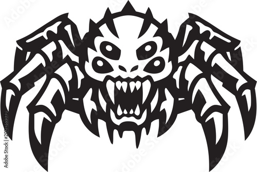 Photography Giant Spider Beast vector