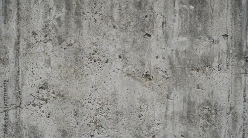 Canvas Print Weathered gray concrete wall texture background.