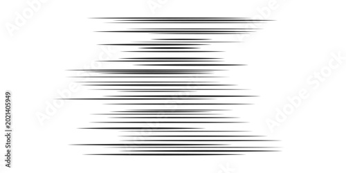 Canvas Print Horizontal Comic Speed Lines Convey Swift Movement, Emphasizing Speed And Intensity