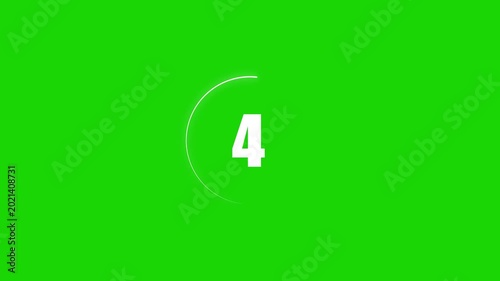 9 seconds countdown timer black color circle animation with transparent white background. Abstract beautiful countdown icon blue from 9 seconds to 0 seconds. 