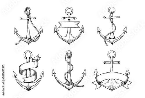 Obraz na plátne Vintage anchor