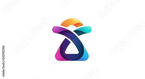 Фотография Colorful abstract logo symbol icon.